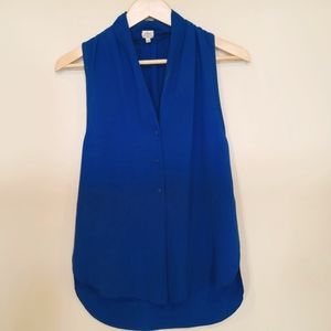 Aritzia Wilfred Royal Blue Blouse